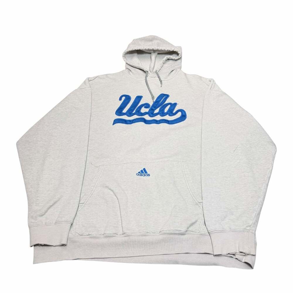 Adidas UCLA Bruins Heather Gray Pullover Hoodie